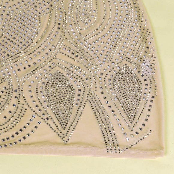 Mesh with Rhinestones Dress New Size S,M,L available strech. - Picture 7 of 14